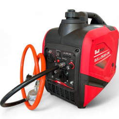 Инверторен Хибриден Генератор за ток Bullmax 2500I червен, монофазен, 2.2kW