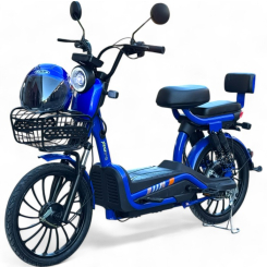 Двуместен електрически скутер, велосипед с педали Fullmax Balkan 48V/20Ah, 80км преход, 750W, 20 инча гуми
