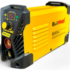 Инверторен компактен електрожен Bullmax 250А, Hot Start, Anti-Stick, Arc- Force