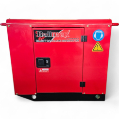 Обезшумен Водоустойчив Генератор за ток Bullmax - 12500LT-3 Трифазен, Преносим, Дигитален Дисплей, 15kVA