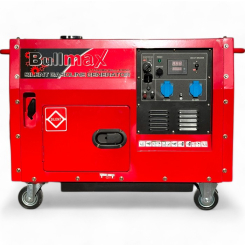 Обезшумен бензинов генератор 7.5 KW монофазен BULMAX
