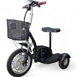 Електрическа триколка A2 Premium, Предно предаване, 750W, 48v/ 12ah, сгъваем волан