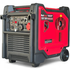 Комбиниран обезшумен инверторен генератор за ток Bullmax 10500i, 10.5KW, монофазен, трифазен, преносим, чиста синусоида