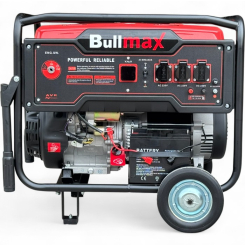 Бензинов генератор за ток Bullmax 7000, 7.0kW, преносим, 16HP, Монофазен