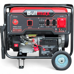 Трифазен бензинов генератор за ток Bullmax 7000B3, 7.0kW, Преносим, 16HP, AVR, 4-тактов