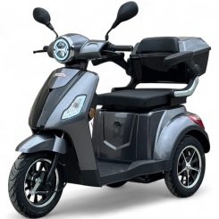 Електрическа триколка Fullmax R1, 1500W, 60V/20Ah, Сива, CE сертификат