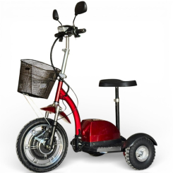Евтина сгъваема, преносима електрическа триколка A2 Premium, Предно предаване, 750W, 48v/ 12ah