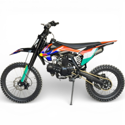 Бензинов Офроуд Кросов Мотор DIRT BIKE125сс, Джъмбо Гуми, 85км/ч, 7KW, Ел. старт