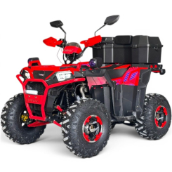 Двуместно Бензиново ATV Fullmax ZIGO 150cc, Червено, Теглич. 7500rpm,55km/h, 2026г
