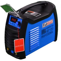 Инверторен електрожен FullMax mma 250 f1 turbo lux с пълна окомплектовка модел 2020 година